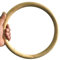 Gocher Wing Chun Kung Fu Trainingsring Rattan und Edelstahl Hand Ring für Tai Chi-Ratten