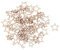 Sharplace 100pcs Gemischte Holz Stücke Ausgehöhlte Sternform Holzscheiben unvollendete Holzverzierungen Dekoration für DIY Scrapbooking Karten Herstellung