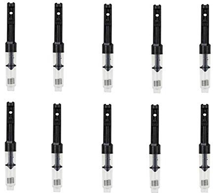 Asvine 10 PCS Fountain Pen Short Converters Universal International Standard Size