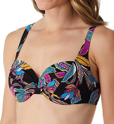 Anita Rosa Faia - Maglia Bikini Hermione, Taglia 44C, Trip to Bali, Multicolore/Originale