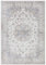 Elle Decoration Nain Orientalischer Teppich - Kurzflor Vintage-Look Orientalisch Ornamente-Muster Klassischer Orientteppich für Wohnzimmer Esszimmer Flur oder Schlafzimmer Hellgrau, 200x290cm