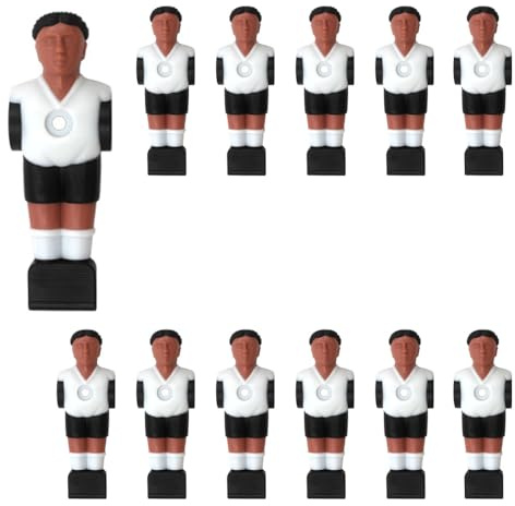 POFET 12pcs Table Soccer Football Man Guy Player - Foosball Accessories - Perfect for Players Tournament Replacement Parts
