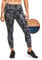 Sweat Shaper Damen Sauna Leggings Kompression Hohe Taille Yoga Hose Thermo Sweat Capris, Grau, Camo, M