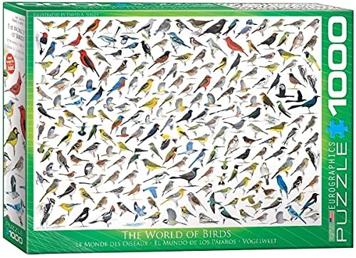 empireposter Die Welt der Vögel - 1000 Teile Puzzle im Format 68x48 cm
