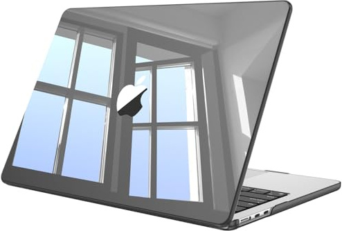Fintie Hülle Kompatibel mit MacBook Air 13,6 Zoll M5 M4 M3 M2 (2026-2022) A3449 A3240 A3113 A2681, Ultradünne Hartschale Schutzhülle Snap Cover Kompatibel mit MacBook Air 13, Grau