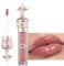 Tinted Lip Balm,Lipstick Lipgloss Waterproof Long Lasting Lipstick for Lip Plumper Gloss And Makeup,Liquid Blush Lip Tint Gift (Milky Peachy Pink, One Size)