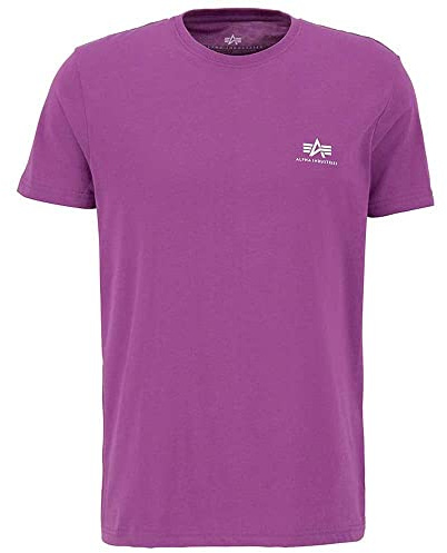 Alpha Industries Backprint T T-Shirt für Herren Dark Magenta