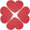 Cabilock 40 Ritagli Di Carta A Forma Di Cuore - Carta Tagliata A Forma Di Cuore Rosso Per San Valentine’s Day, Artigianato Scolastico Di Love And Peace Per Bambini
