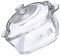 STOBAZA 1pièce Bol Verre Épais Transparent avec Couvercle Bol à Soupe pour - Et Four pour Salades Et Fruits Vaisselle Pratique Et Facile à Nettoyer