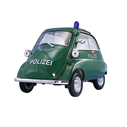 RSFIL Modellauto 1:18 for BMW Isetta Vintage Miniaturauto Maßstab Druckguss Auto Modell Legierung Sammlerfahrzeug Spielzeugauto (Color : Green)