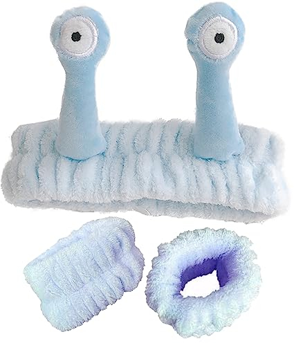 BDSHUNBF 3 Stücke Spa Gesicht Stirnband, Coral Fleece Haarbänder, Handgelenk Waschbänder Weiches Makeup Haarband zum Schminken und Waschen Gesicht Frauen Spa Yoga Sport Dusche Gesicht Stirnband