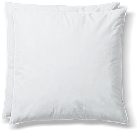 RIBECO Federkissenset extra dick 30% Daune 80x80 cm weiß - normal