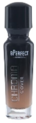 BPerfect Chroma Cover Mattierende Grundierung – Flüssiges Gesichts-Make-up mit Hyaluronsäure und Vitamin E – Weiches mattes Finish – 30ml – Shade 25 - C8 Medium-Deep Cool Cinnamon