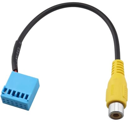 Cable de cámara trasera de coche RBG RCA adaptador de cable de cámara de marcha atrás compatible con radio VW MIB o navegador por satélite RCD330
