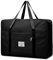 PALAMEA Groß Faltbare Handgepäck 55x40x20, 45L Leichter Reisetasche Handgepäck TUI Airways Lufthansa Reisetasche Koffer Reise Handtaschen Organizer Duffle Bag -schwarz