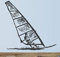Rakelfix Windsurfer 30 cm Aufkleber Sticker Autoaufkleber Wandtattoo Surf Kite Surfen Wassersport Fun Sea