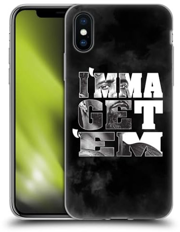 Head Case Designs Offizielle WWE Ich HOL Sie Jey USO Gelhülle [Militärischer Schutzgrad] Kompatibel Mit Apple iPhone X/iPhone XS Und Kompatibel Mit MagSafe