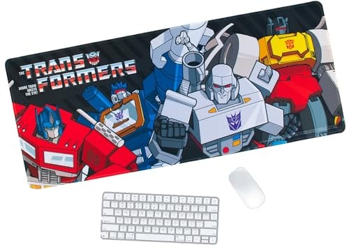 Transformers Jumbo Desk Mat - Large Rubber Gaming and Work Desk Pad, 70 x 30 Centimetres