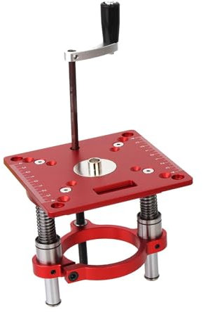 Sharplace Router Lift Base, Router Table Saw Insert Base Plate for Engraving Tool DIY, B