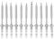 Holigie Lötkolbenspitzen, Mini-Lötspitzen aus Edelstahl, 11 Stück, Feinlötkolben für TS100-Lötkolben (TS100 soldering iron tip 11-piece set)