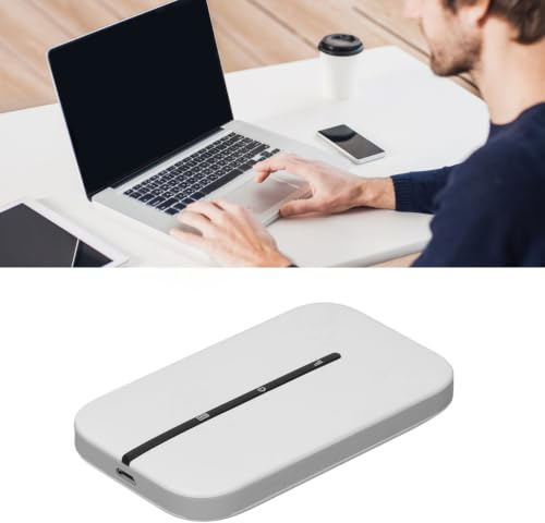 Hotspot Mobile 4G LTE, Hotspot Portatile Ad Alta velocità da 300 Mbps, Fino a 10 Utenti Che Condividono Router Tascabile Sbloccato con Slot per Scheda SIM per Viaggi di Lavoro e