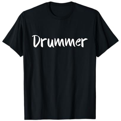 Drummer Schlagzeug Band Rock Trommel Trommler Schlagzeuger T-Shirt
