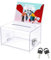 Uniclife Acryl Spendenbox mit Schloss und Schildhalter Klarer Stimmzettelkasten Schlitz Kunststoff-Vorschlagsbox Aufbewahrungsbehälter für Fundraising Abstimmung Tipp Sammlung, 15,7 x 12 x 10,2 cm