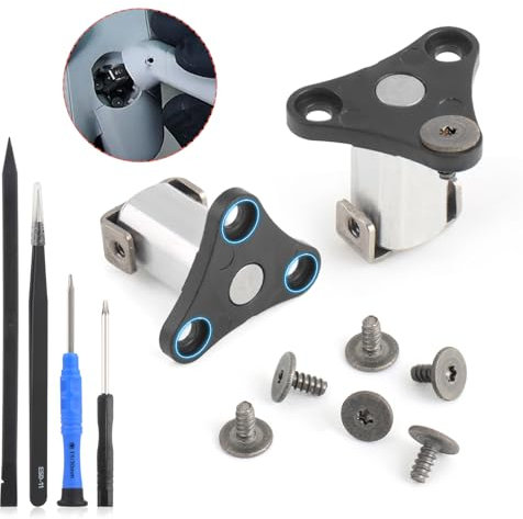 TGHongKy 2 Stück Drohne Vorderarmwelle Ersatz für DJI Mini 3 Vorderarmdrehpunkt Ersatzteile für DJI Mini 3 Pro mit Werkzeug-Kit und 6 Stück Vorderarmwellenschraube