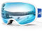 RIOROO Ski Goggles, Skiing Goggles For Snowboard Jet Snow 100% UV Protection, Anti-glare Ski Goggles Dual Lens For Women Men Youth OTG Over Helmet Compatible, Skiing Snowboarding Cycling Motorcycle