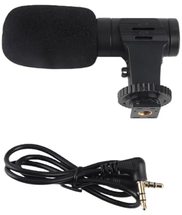 MIC 06 Mini Microfono per Cellulare Mini Microfono Robusta Struttura Compatta e Robusta per Videoconferenze Dal Vivo Vlog