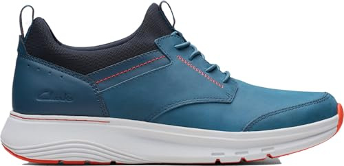 Clarks - Mens Motion Trek Ez Shoes, Color Teal Combi, Size: 7 UK