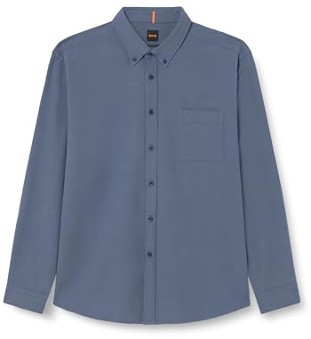 BOSS Men's Rickert_m Shirt, Black, 3XL