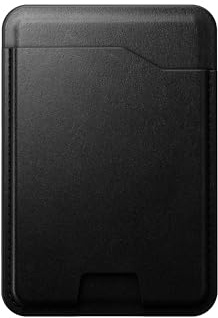 NOMAD Leather Mag Wallet with Find My I MagSafe Kartenetui für iPhone I Black Horween
