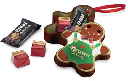 Wafer e Cubon Babbi Babbini e CuBon Pan di Zenzero Latta da 5 Pz