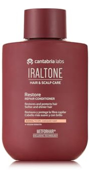 Cantabria Labs Iraltone Restore Conditioner – Repastaura Conditioner und schützt die Haarfaser, 200 ml – für trockenes oder geschädigtes Haar – mit veganem Keratin und MetforHair – nährt, stärkt und