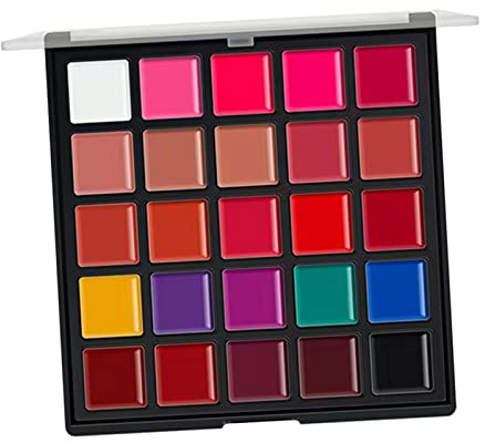QLoztyse Palette di Rossetti Opachi Idratanti Da 25 Colori