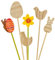 Sunnysue Blumenstecker Ostern 12er Set