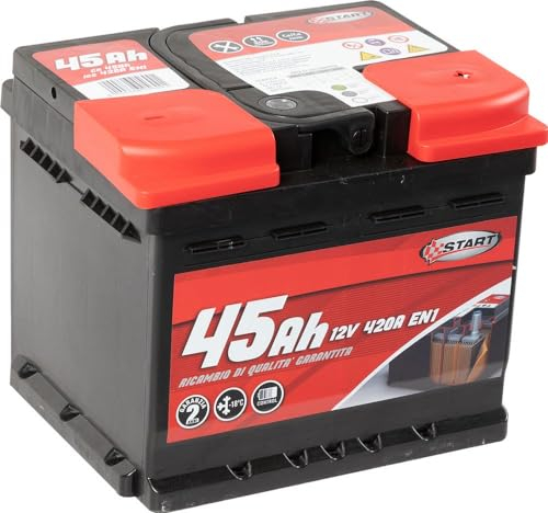 Batteria Auto 45AH 12V 400A polo positivo destro Cassetta L1