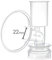 Maymom Breast Shield Flange for Ameda Breast Pumps (22 mm, Small, 1-Piece)