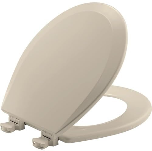Bemis 500EC 146 Toilet Seat, Almond, Round