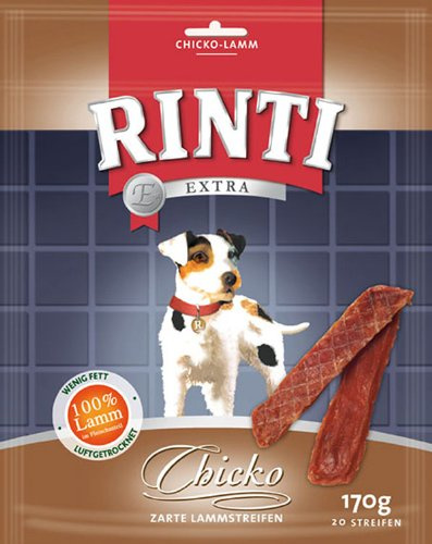 Rinti | Extra Chicko - Zarte Lammstreifen | 9 x 170 g