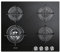 DE LONGHI NSL460N PIANO COTTURA IN VETROCERAMICA 60 CM 4 FUOCHI GRIGLIE GHISA