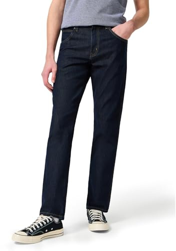 Wrangler Herren Durables Regular Fit Jeans, Rinsewash, 34W / 32L