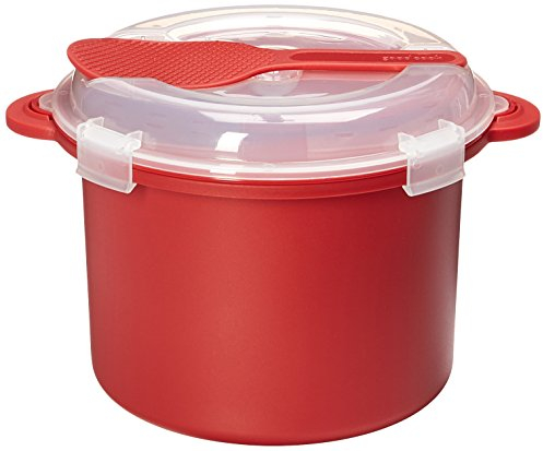 Goodcook Herramientas de calentamiento para microondas, color rojo