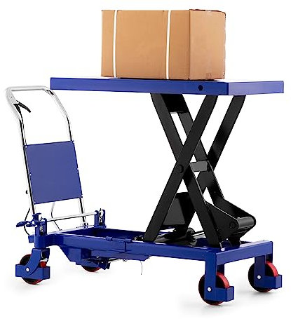 Pallit Piattaforma elevatrice X idraulica | portata 1000 kg | Altezza 1000 mm | Piattaforma: 1016 x 515 mm