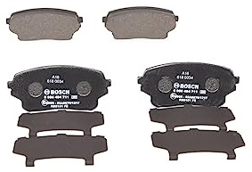 Bosch BP1706 - Auto Bremsbeläge vorne - Bosch-Qualität - für leises Bremsen mit wenig Staub - ECE-R90 zertifiziert - kupferfrei - 1 Set mit 4 Bremsbelägen