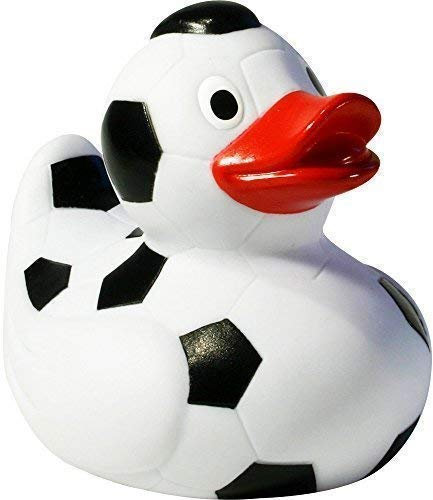 Anatroccolo da Bagno Fußballente Quietschente Calcio - 30569 - Tgl circa 9x 8 x 7 CM