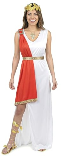 Jadeo - Déguisement déesse Romaine à drapé Femme S - Multicolore