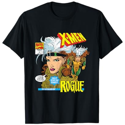 Marvel X-Men Rogue Anna Marie Comic Black T-Shirt T-Shirt