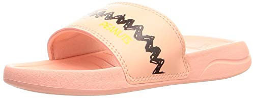 Puma Peanuts Popcat 20 PS, Sandali a Ciabatta Bambini Unisex, Apricot Blush Black, 31 EU